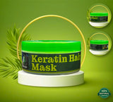 Keratin Hair Mask - 300ml -  Moisturize, Repair, Shine, And Frizz Control